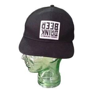 Discrete 10Barrel Brewing Co Hat Cap Black White Drink Beer Patch Adjustable